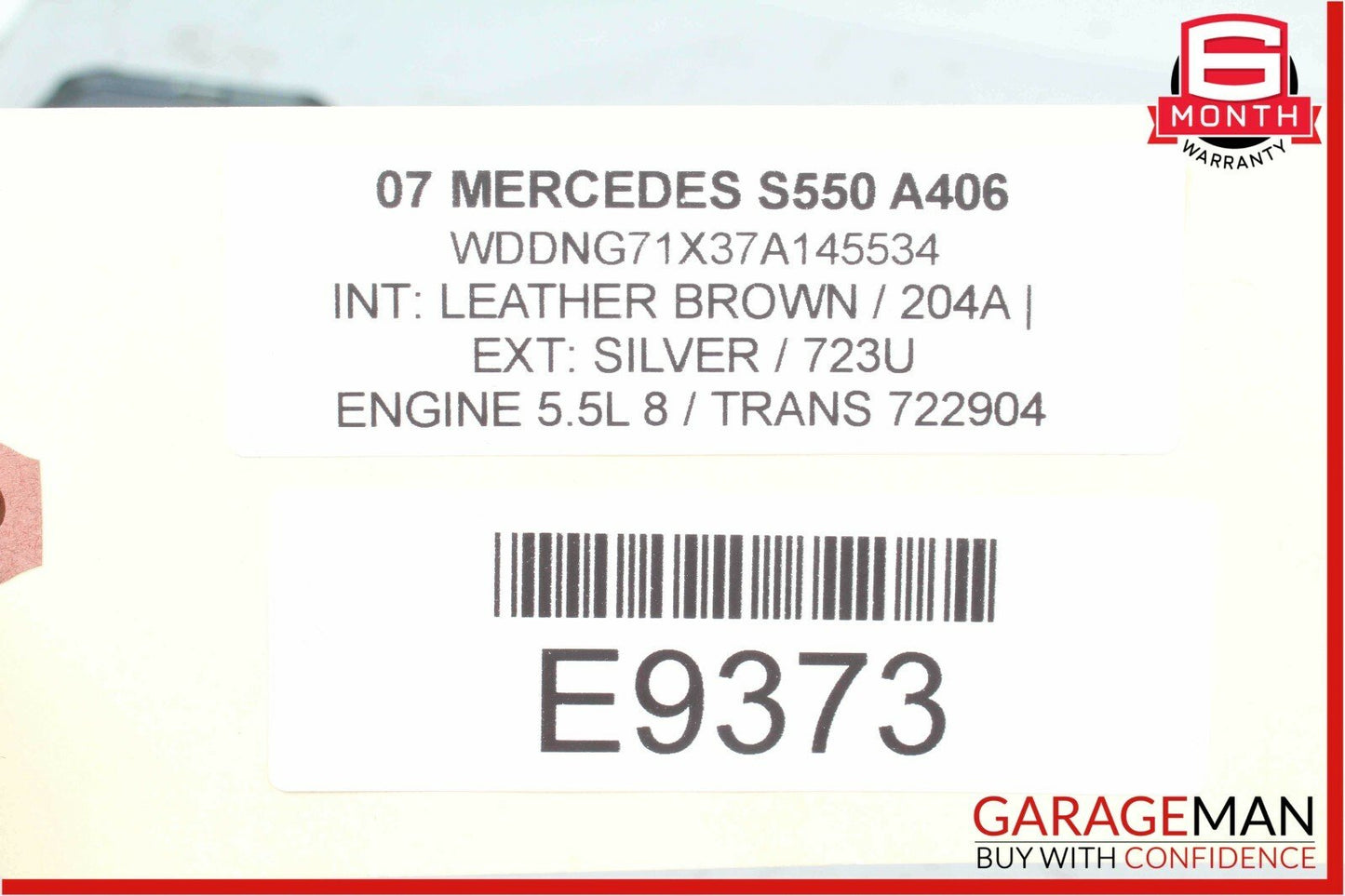 07-13 Mercedes W221 S550 S600 Dashboard Center Dash A/C Air Vent Trim Clock OEM