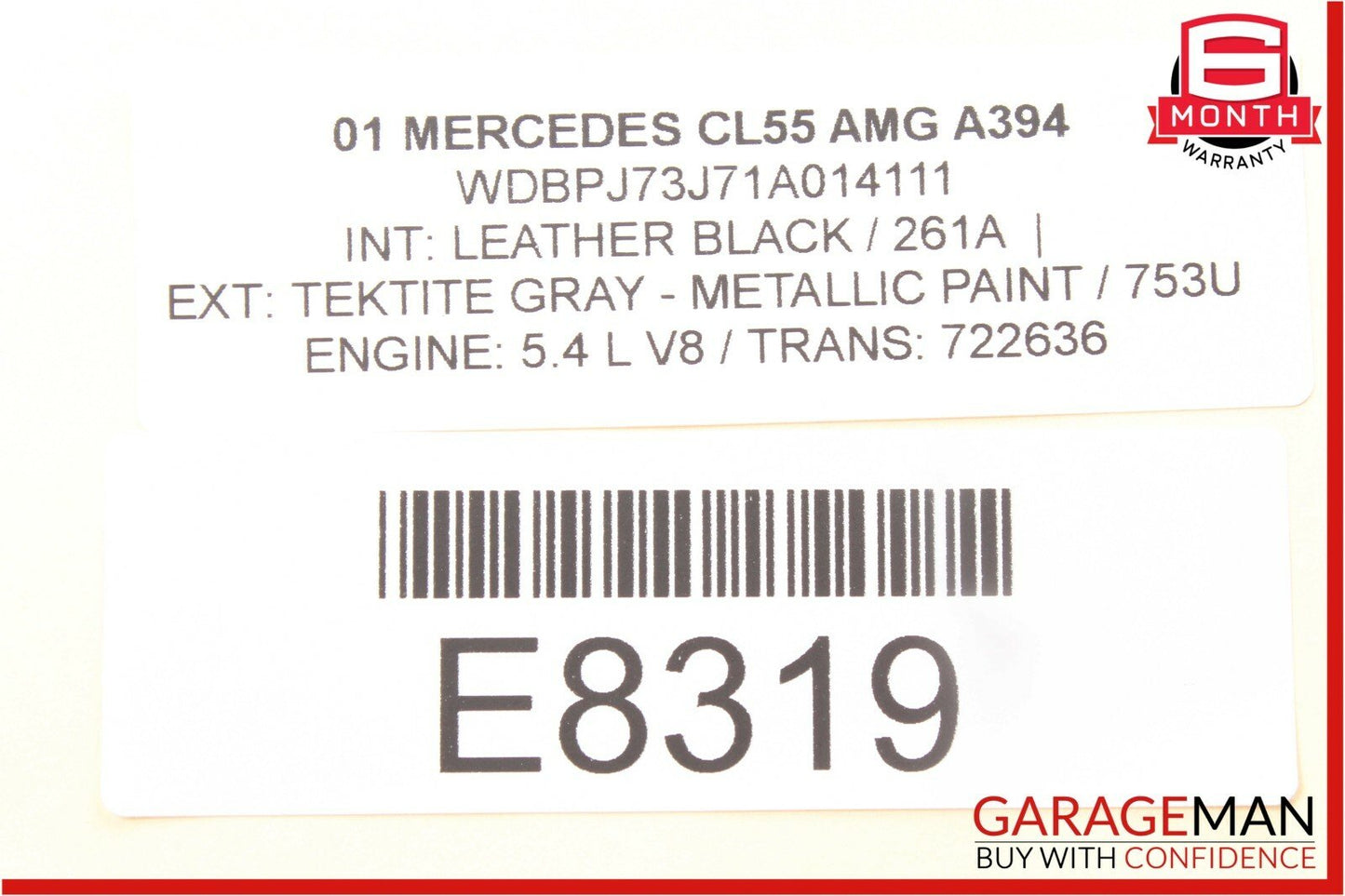 00-06 Mercedes W215 CL500 CL600 Front Right Passenger Under Seat Control Module
