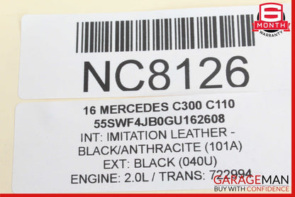15-20 Mercedes W205 C300 Rear Left Driver Side Axle CV Half Shaft OEM