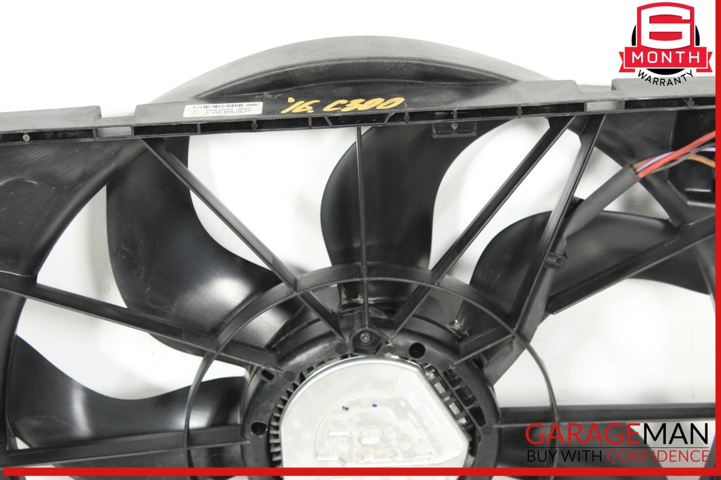15-23 Mercedes W205 C300 E300 Engine Radiator Cooling Fan Motor Assembly OEM