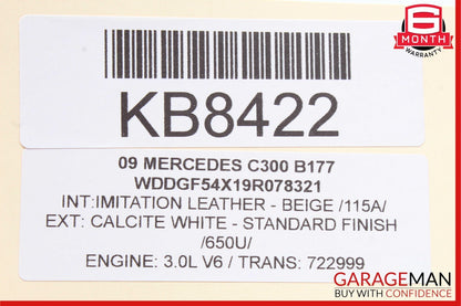 08-18 Mercedes W204 C300 C350 CLS500 Rear Right Side Door Control Module Unit