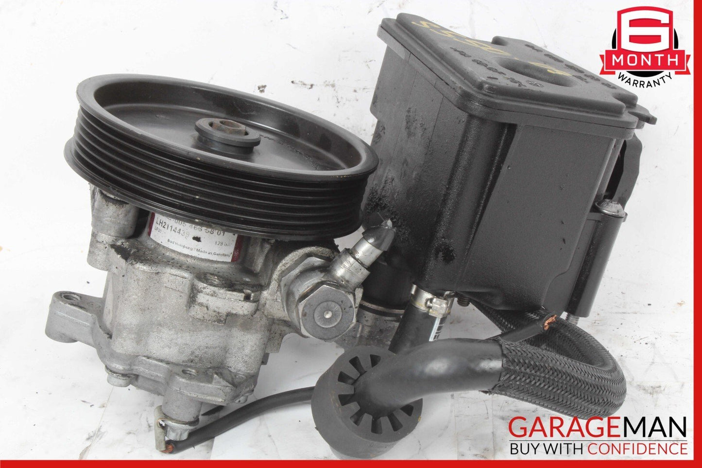 07-09 Mercedes W221 S550 CLS350 Power Steering Pump Reservoir Assembly OEM