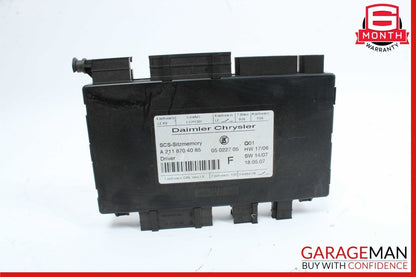 03-13 Mercedes W219 CLS550 E350 Front Left Side Seat Control Module Unit OEM