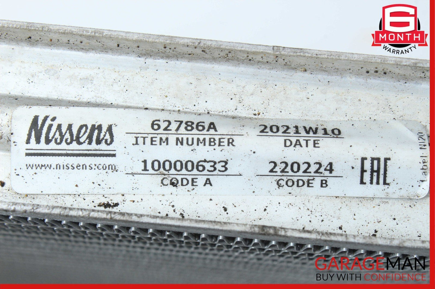 05-11 Mercedes R171 SLK350 C350 AC A/C Cooling Radiator Condenser Assembly OEM
