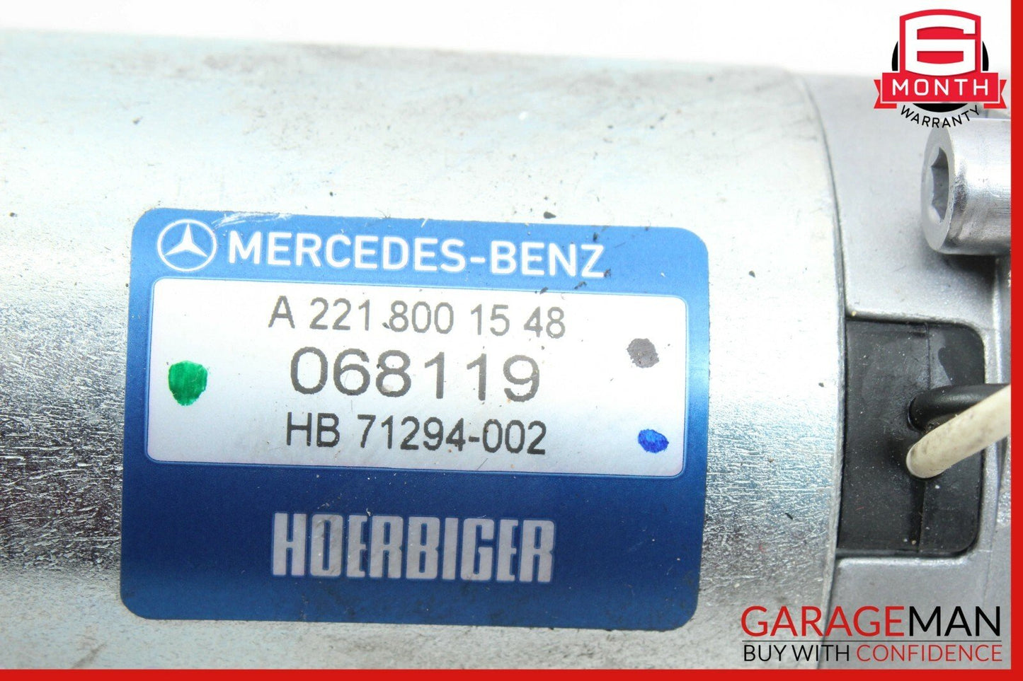 07-13 Mercedes W221 S600 S63 AMG Trunk Locking Hydraulic Pull Down Pump Assembly