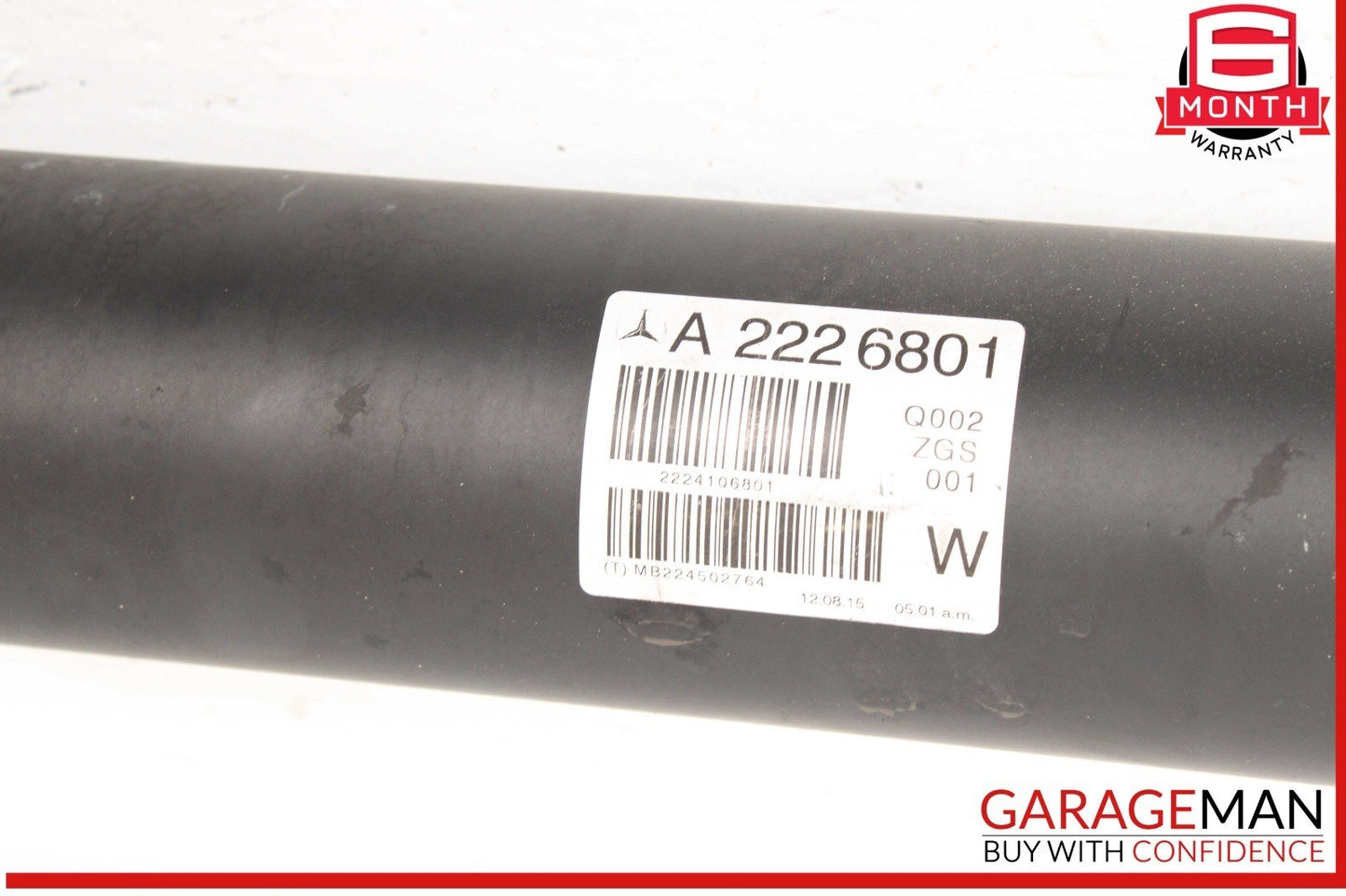 14-17 Mercedes W222 S550 RWD Sedan Rear Axle Driveshaft Propeller OEM