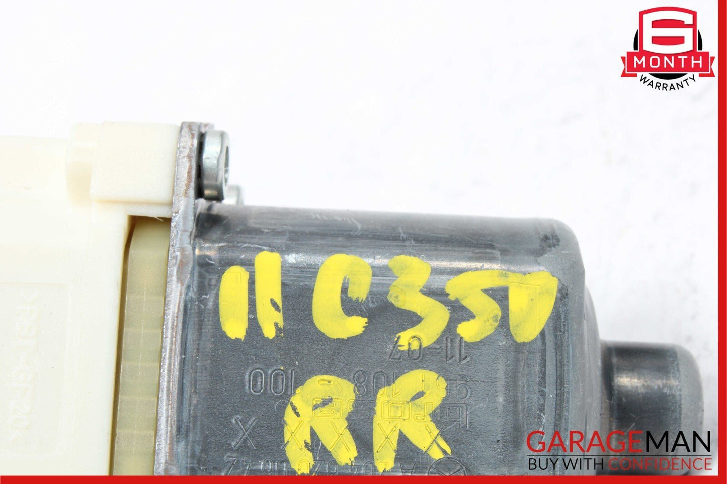 08-16 Mercedes W204 C350 C250 Rear Right Door Window Regulator Motor OEM