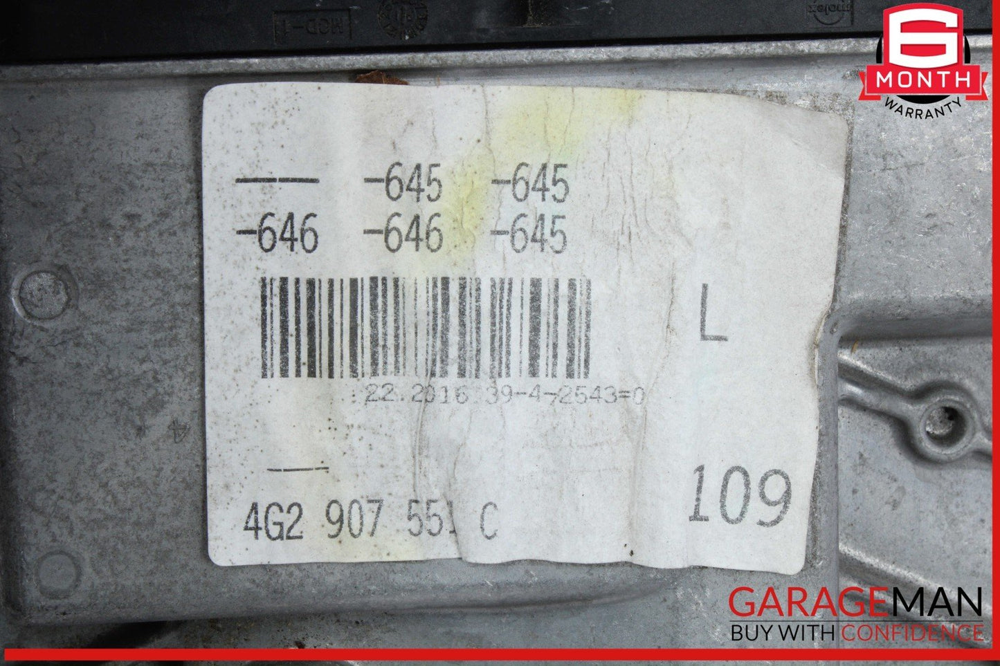 2016-2018 Audi A7 Engine Computer ECU ECM Control Module Unit 4G2907551C