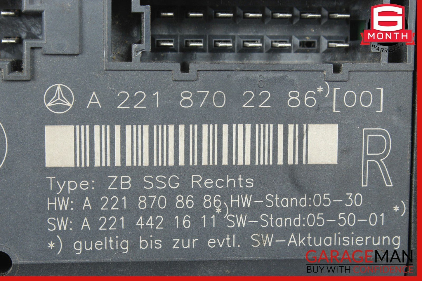 07-13 Mercedes W221 S550 Front Right Passenger Side Under Seat Control Module