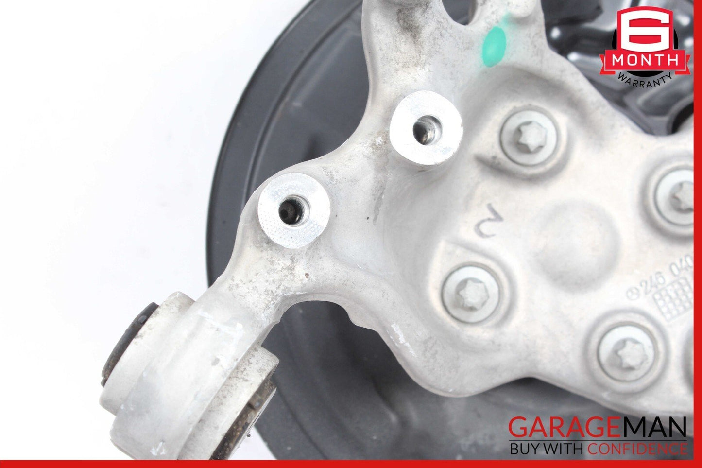 14-19 Mercedes W117 CLA250 Rear Right Spindle Knuckle Hub Rotor Disc w/ Caliper