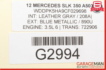 12-16 Mercedes R172 SLK350 Front Right Side Keyless Go Door Lock Latch Actuator