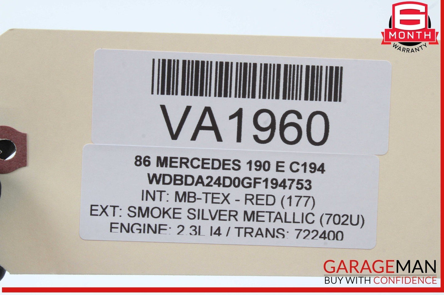 84-93 Mercedes W201 190E 190D Rear Left or Rear Right Lower Thrust Control Arm