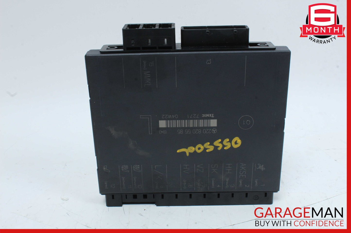 03-06 Mercedes W220 S500 Front Left Driver Side Seat Control Module OEM