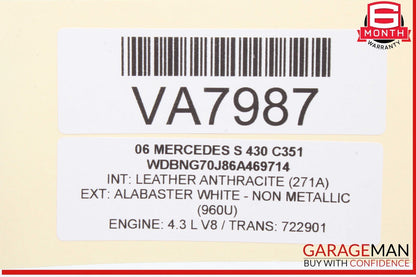 03-06 Mercedes W220 S430 ABS PML Control Electronic Stability Unit ESP OEM