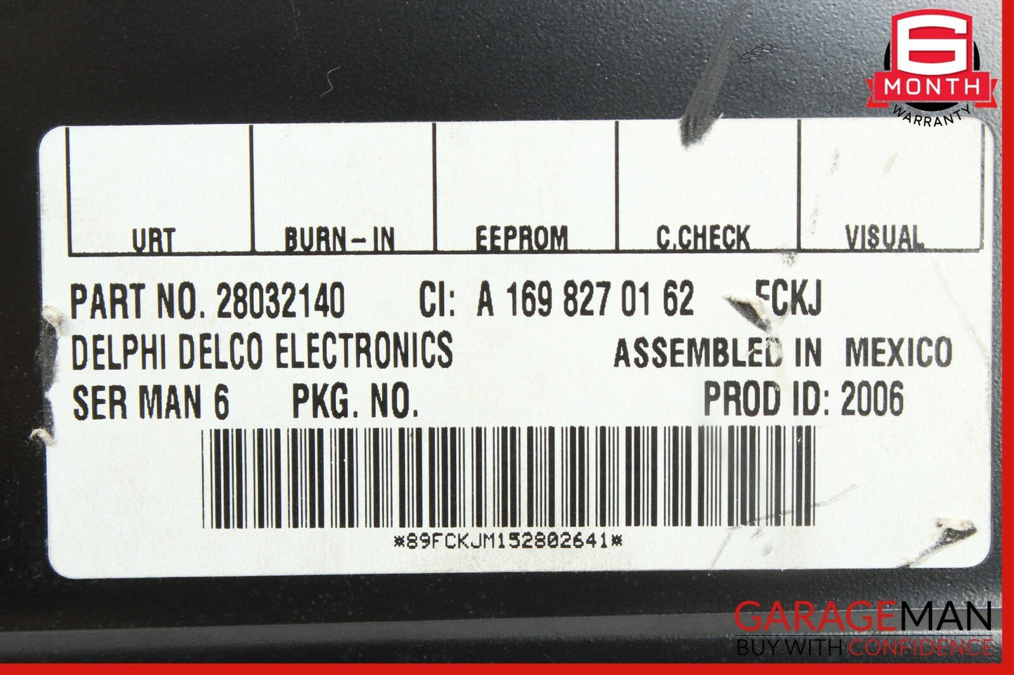 03-08 Mercedes CLS500 SLK280 SL500 Sirius Satellite Radio Receiver Module Unit