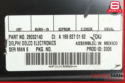 03-08 Mercedes CLS500 SLK280 SL500 Sirius Satellite Radio Receiver Module Unit