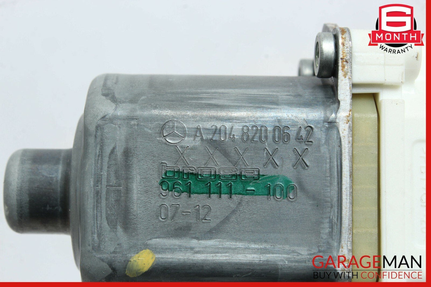 08-14 Mercedes W204 C250 C350 Rear Right Side Door Window Regulator Motor Unit