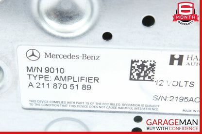 09-12 Mercedes R350 E350 CLS500 SL500 Subwoofer Amp Amplifier Harman Becker OEM