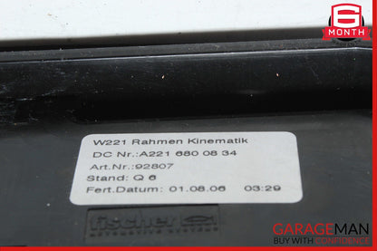 07-13 Mercedes W221 S550 Center Console Dashboard Dash CD Player Cover Black OEM