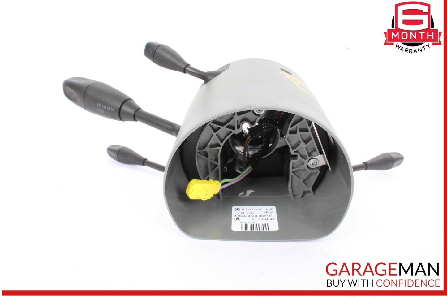 00-06 Mercedes W220 S500 4MATIC Steering Column Control Switches Assembly Gray