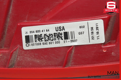 12-14 Mercedes W204 C250 C300 Rear Right Side Taillight Tail Light Lamp OEM