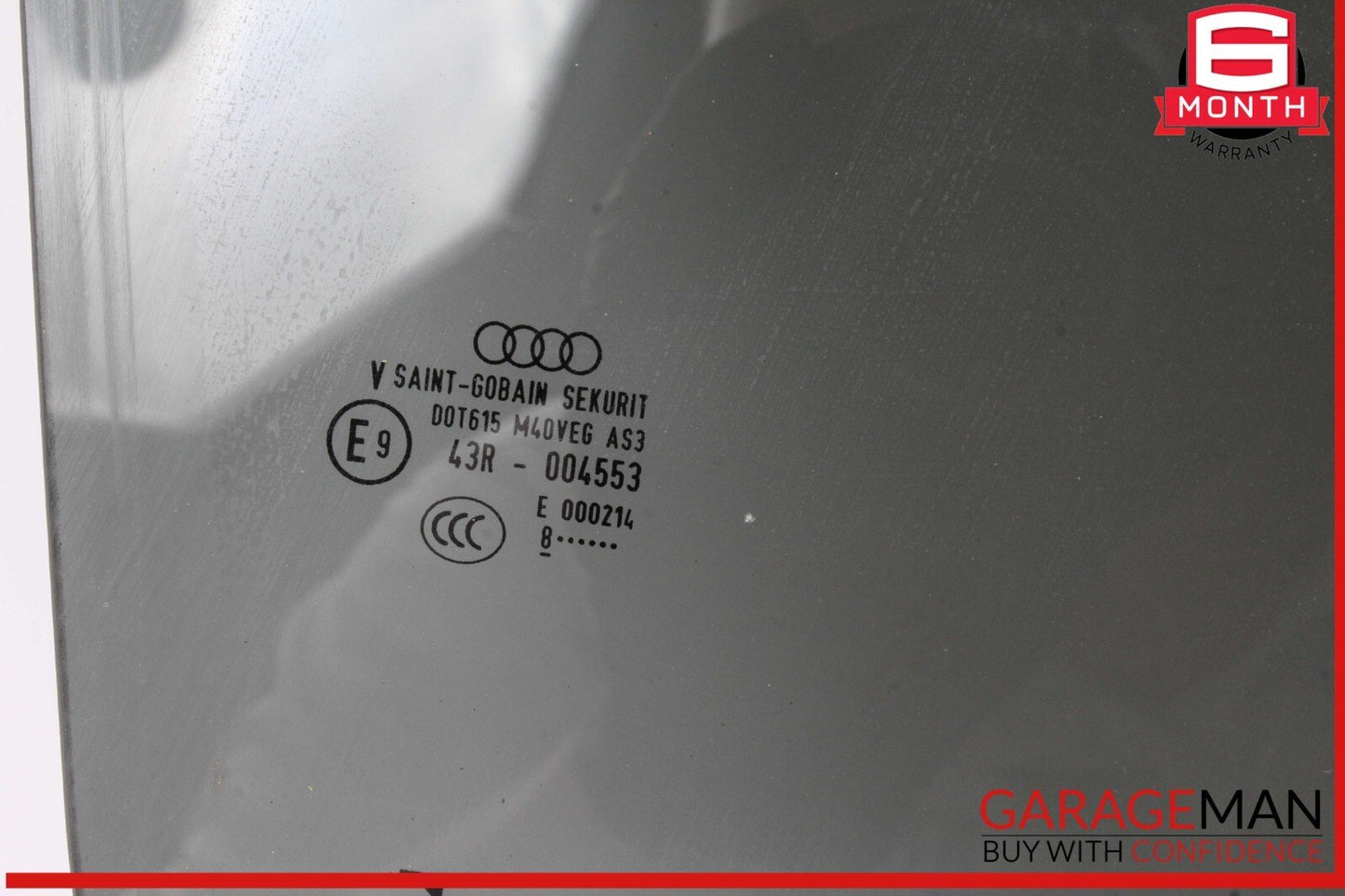 18-24 Audi Q5 Rear Right Passenger Side Door Window Glass OEM