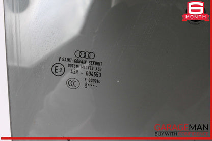 18-24 Audi Q5 Rear Right Passenger Side Door Window Glass OEM