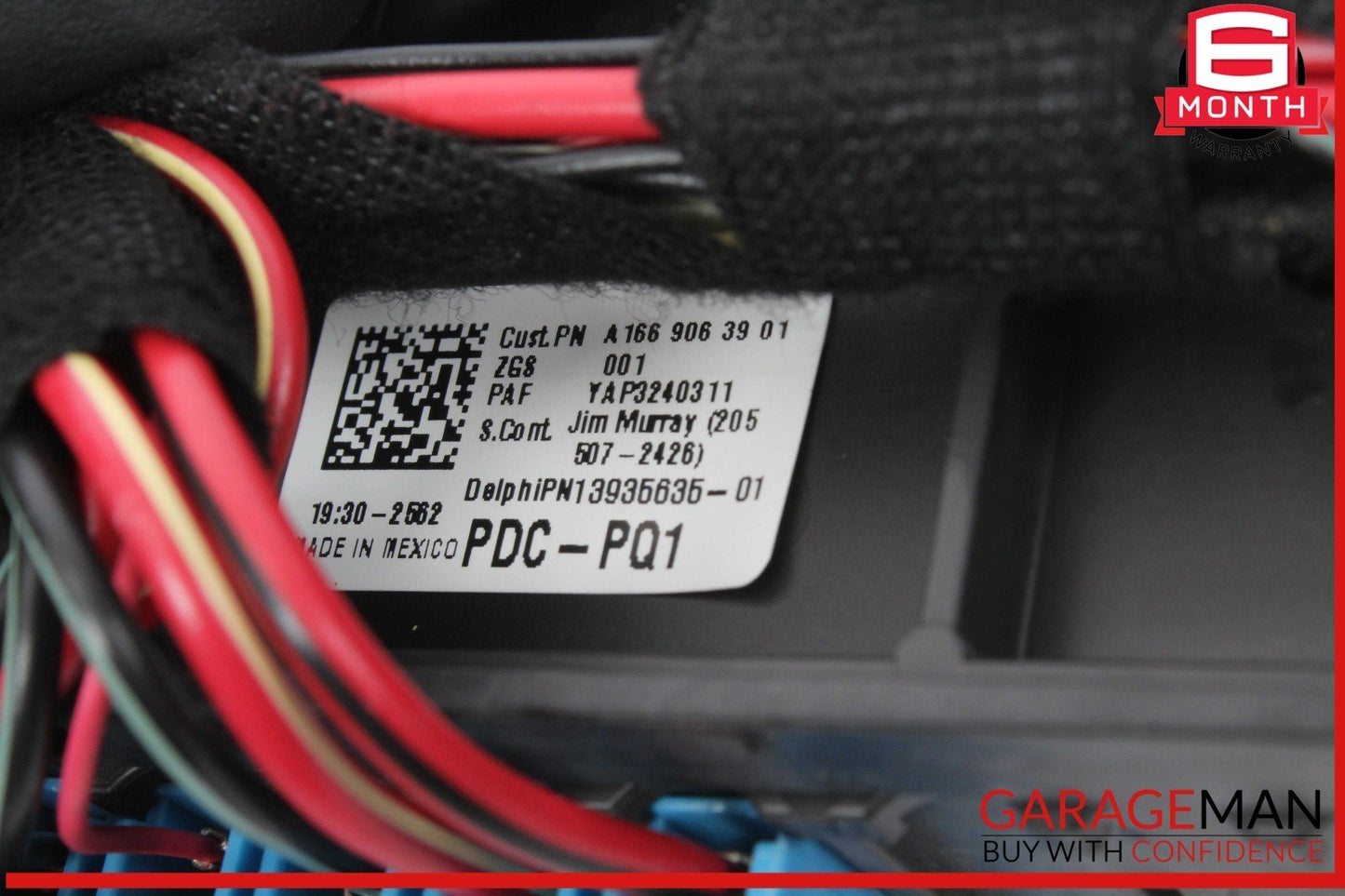 12-16 Mercedes X166 GL450 GL550 ML550 Rear Relay Fuse Box 1669063901 OEM