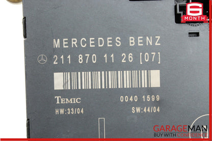 03-09 Mercedes E350 E550 Front Left Driver Side Door Control Module Unit OEM