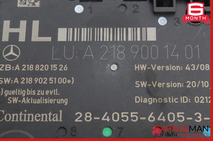 08-14 Mercedes W204 C300 C350 Front Left Door Control Module 2189001401 OEM