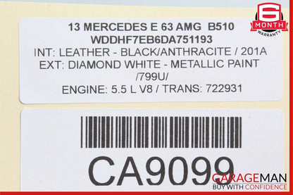 08-17 Mercedes W207 E400 E350 Front Left Lower Control Arm OEM
