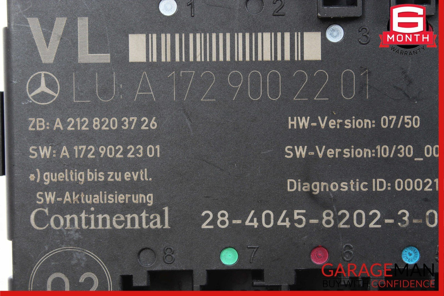 2012 Mercedes R172 SLK350 SLK250 Front Left Driver Side Door Control Module OEM