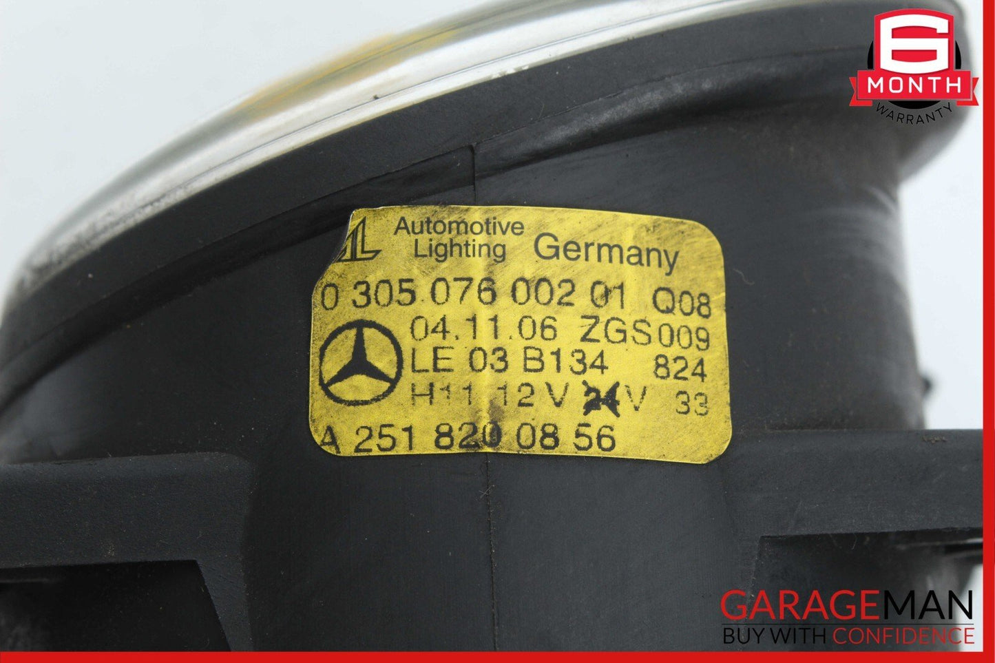 06-12 Mercedes X164 GL450 4Matic Front Right Side Bumper Fog Light Lamp OEM