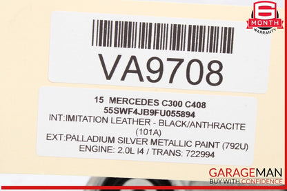 15-20 Mercedes W205 C300 Front Left Driver Side Wishbone Lower Control Arm OEM