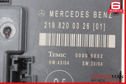 06-11 Mercedes W219 CLS550 CLS55 AMG Rear Right Side Door Control Module OEM