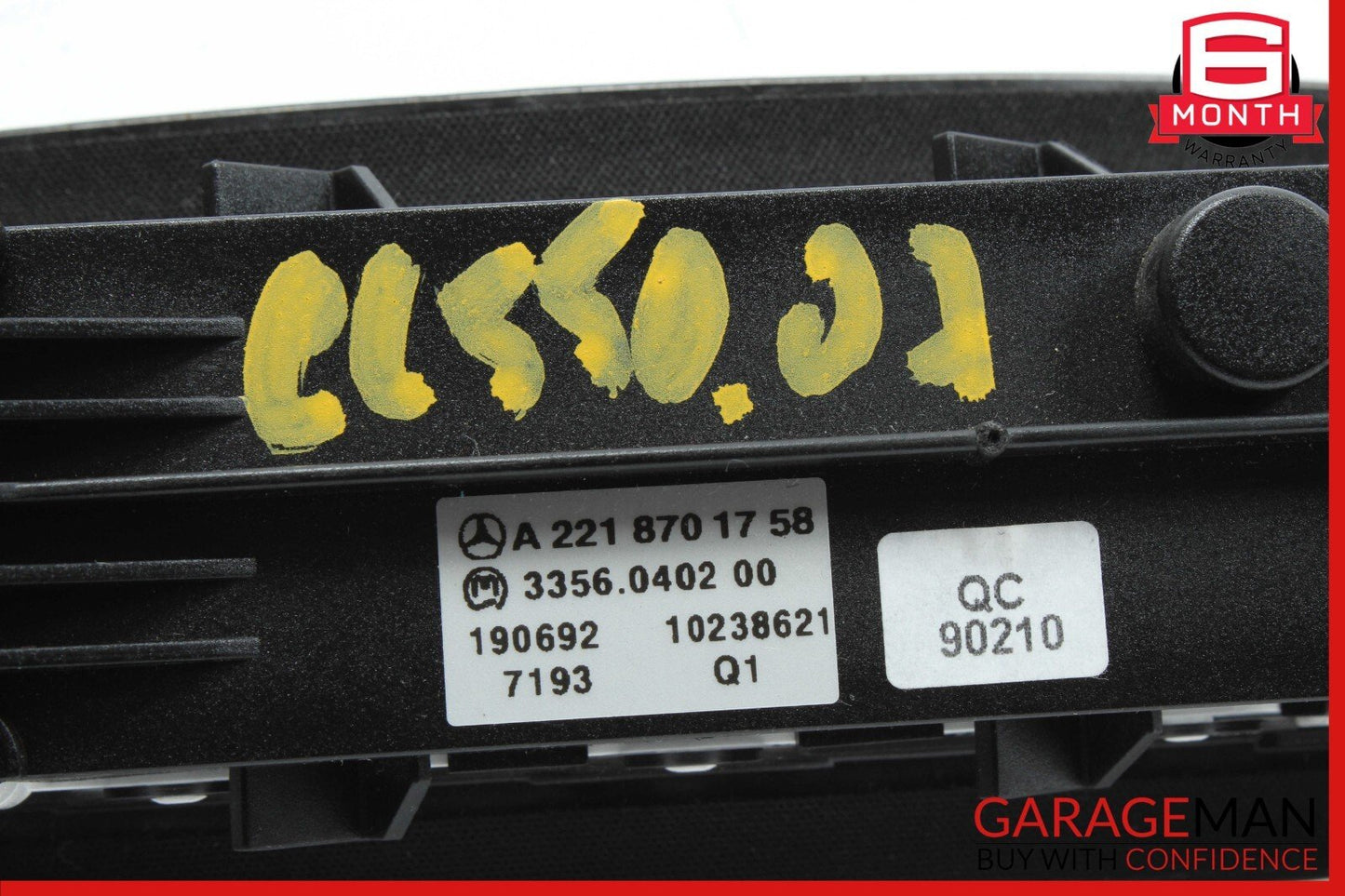 07-14 Mercedes W216 CL550 S550 Instrument Cluster Control Switch 2218701758 OEM