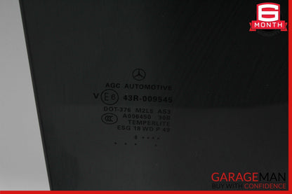 12-15 Mercedes W166 ML400 ML250 Rear Right Side Door Window Auto Glass Tinted