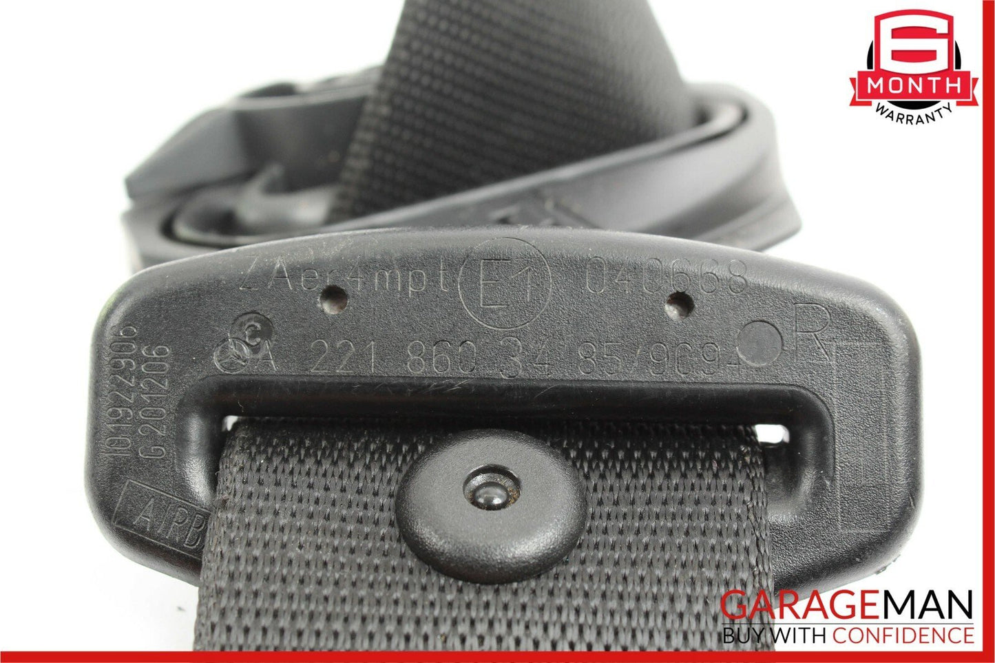 07-09 Mercedes W221 S550 Front Right Seatbelt Seat Belt Retractor Assembly Black