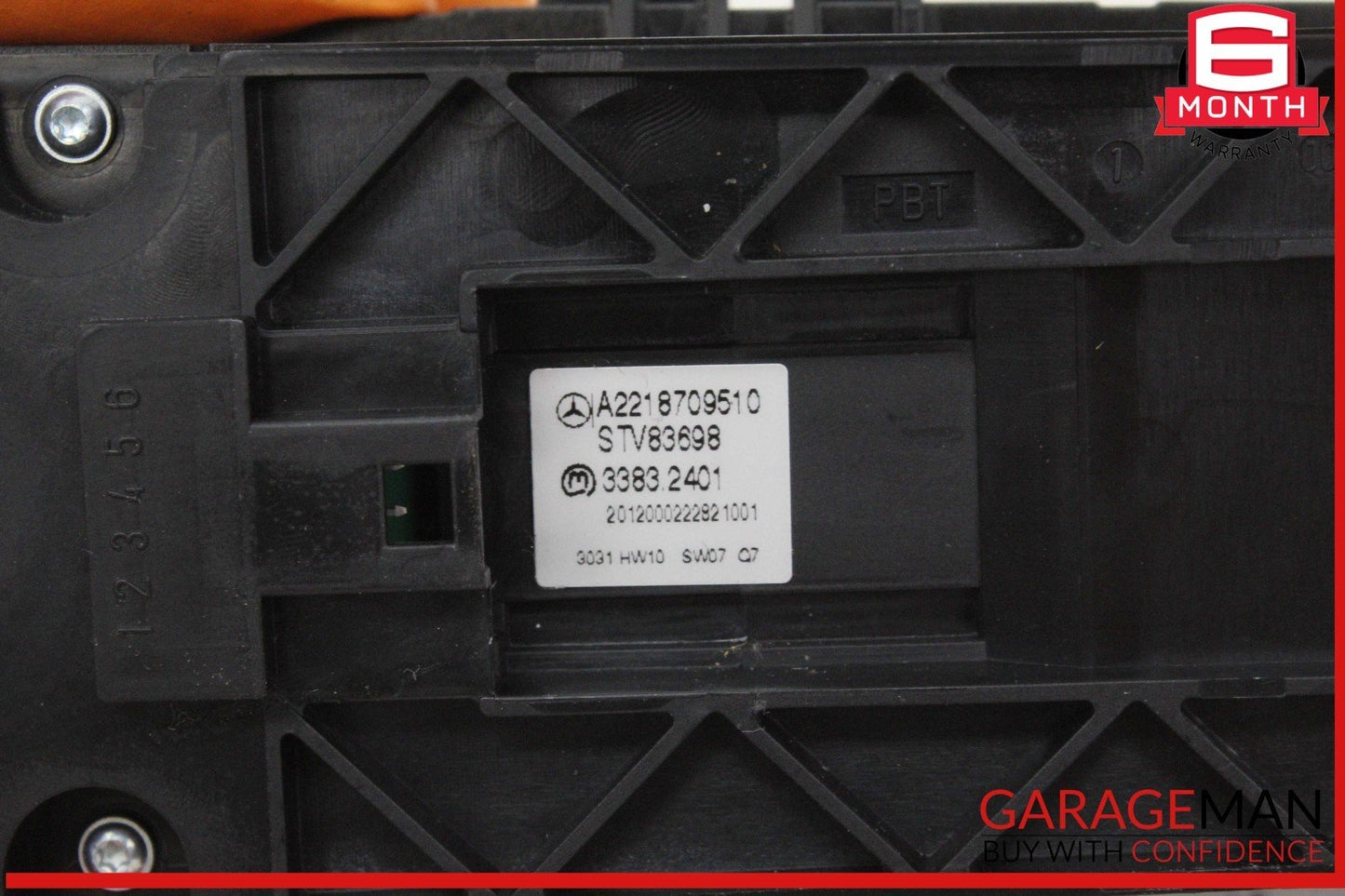 07-13 Mercedes W221 S550 S400 S600 Rear Left or Right Side Window Control Switch