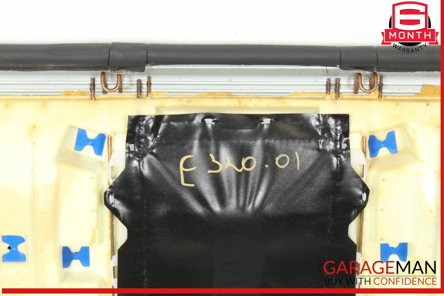 99-02 Mercedes W210 E320 Sedan Rear Upper Seat Cushion Black OEM