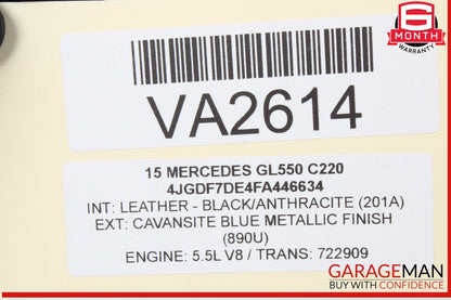 12-19 Mercedes X166 GL550 ML400 GLE350 Front Right Side Door Control Module Unit