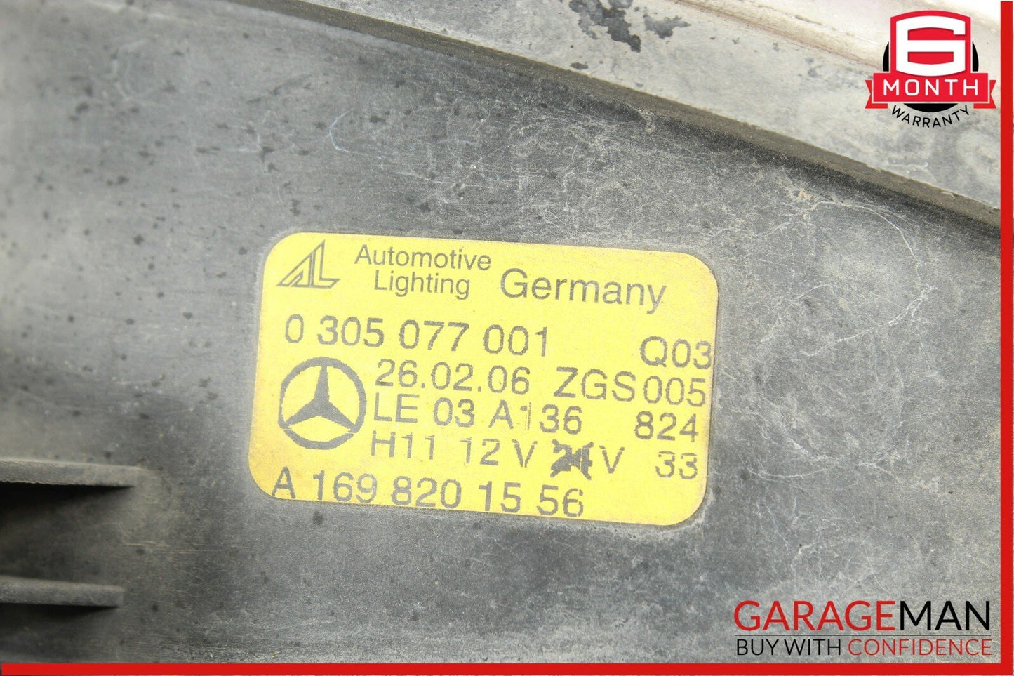 06-09 Mercedes W219 CLS500 E350 Front Left Driver Side Foglight Fog Light Lamp