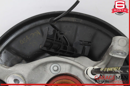08-17 Mercedes W207 E350 C300 Rear Left Side Spindle Knuckle Hub w/ Rotor Disc