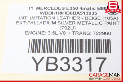 10-17 Mercedes W212 E350 E550 Roof Sun Shade Screen Roller Blind Motor Unit OEM
