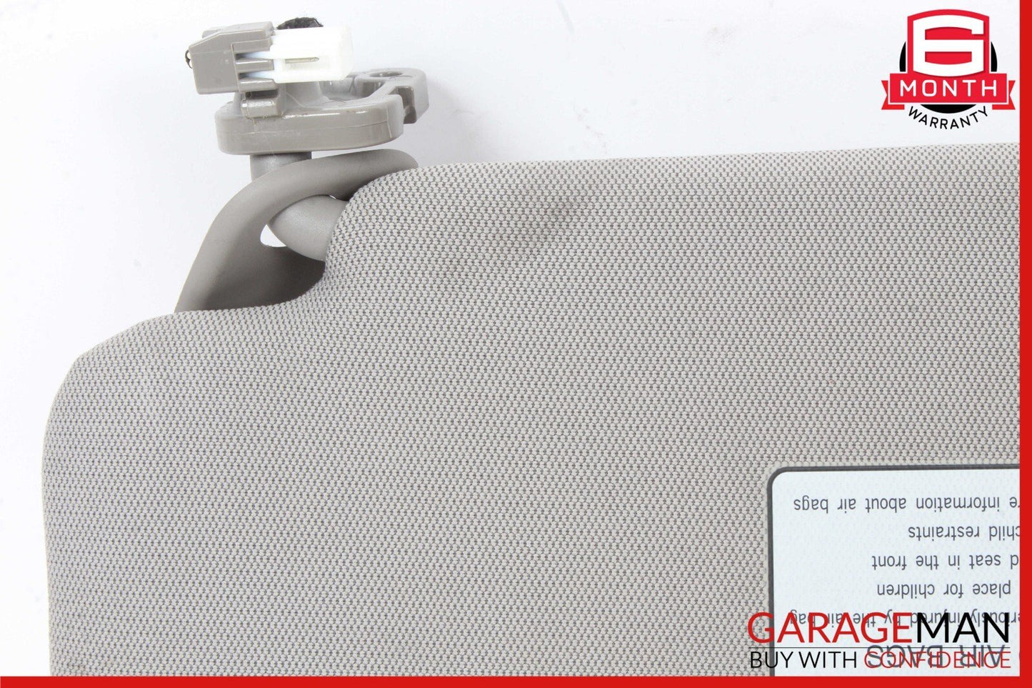15-20 Hyundai Genesis Front Right Passenger Side Sun Visor Sunvisor Gray OEM
