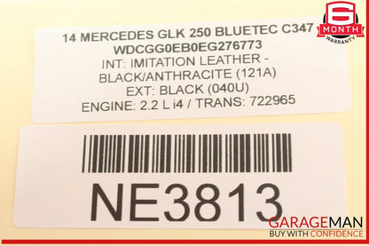 10-16 Mercedes X204 GLK250 Bluetec Active Lane Assist Camera 0009057302 OEM