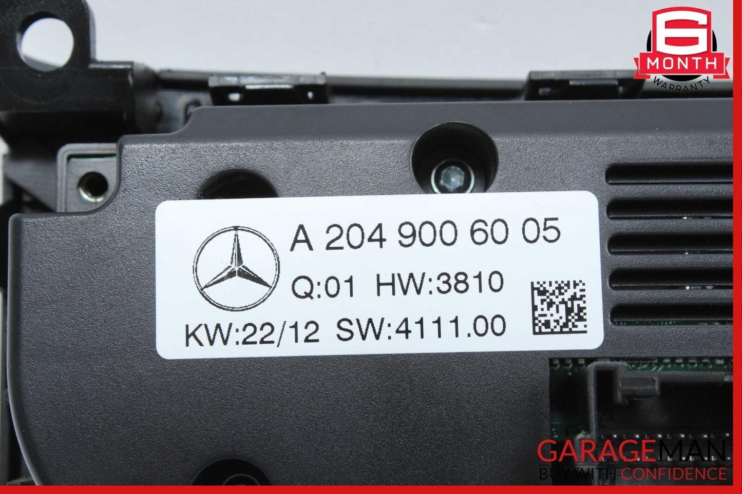 12-14 Mercedes W204 C250 C300 AC A/C Heater Climate Control 2049006005 OEM