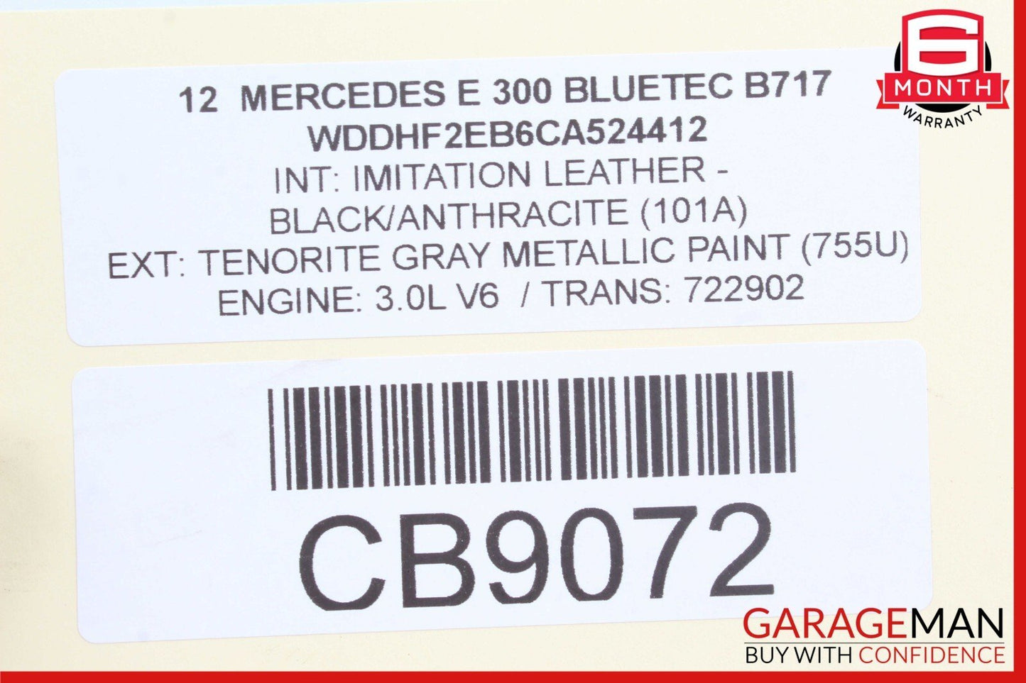 08-17 Mercedes W212 E350 C250 C350 Rear Left or Right Axle CV Half Shaft OEM