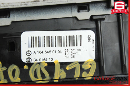 06-13 Mercedes R350 GL450 ML63 AMG Headlight Control Switch Module Unit Grey