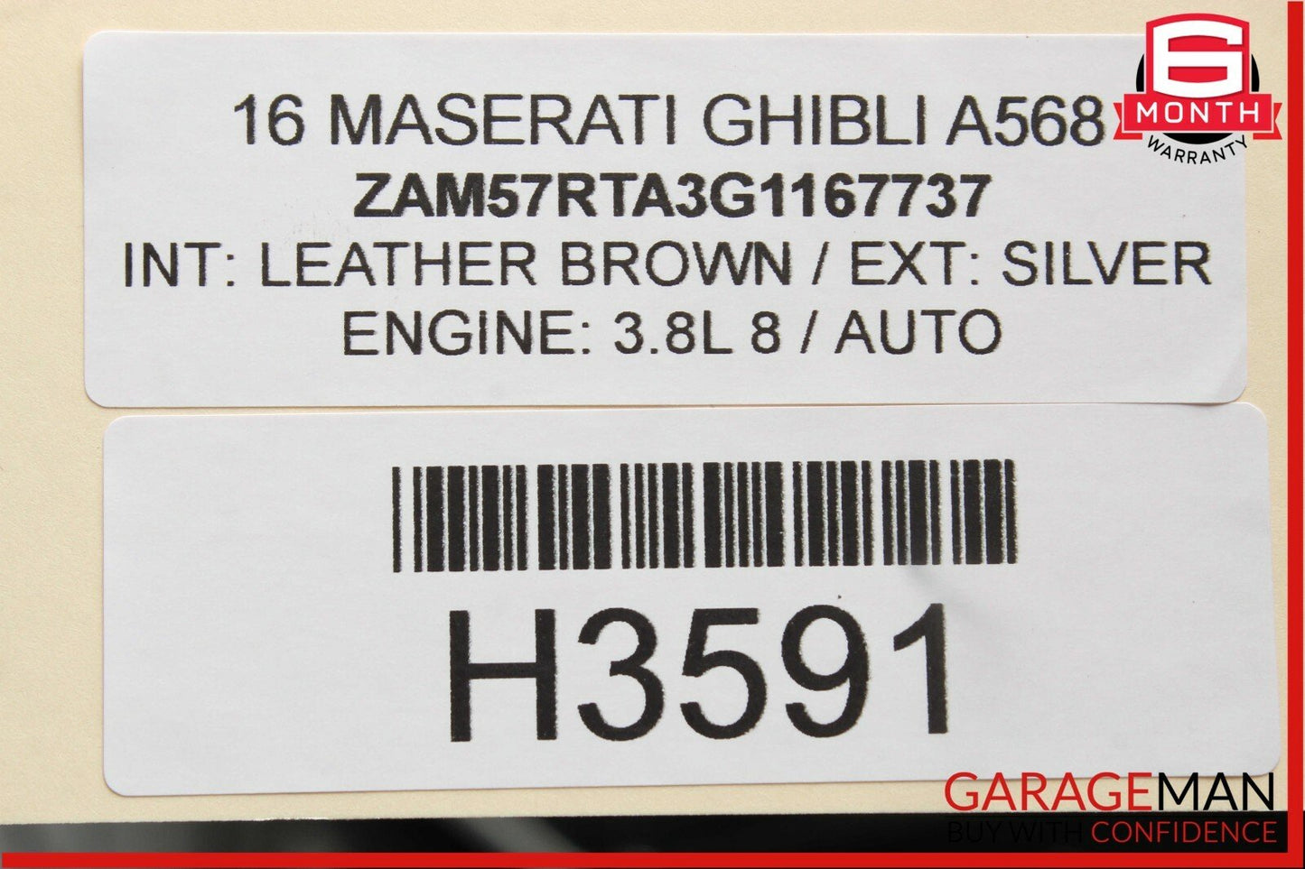 14-17 Maserati Ghibli Rear Right Passenger Side Spindle Knuckle Hub Bearing OEM